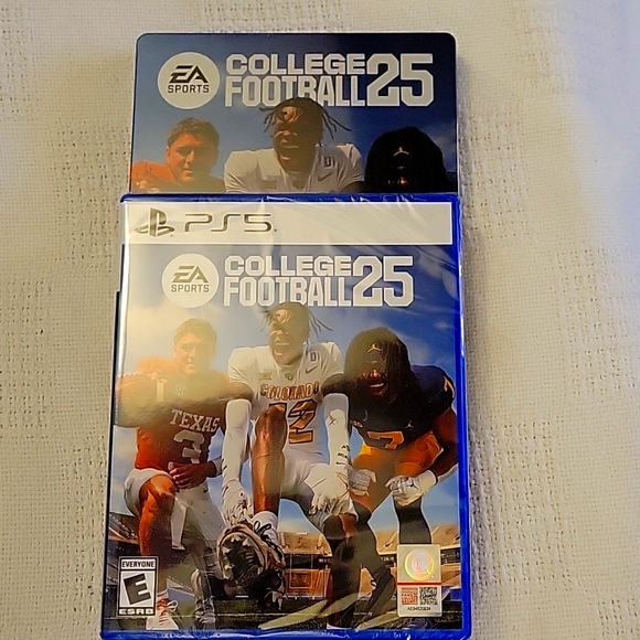 Brand new PS5 College Football, plus bonus disc's. Still in cellophane. - Picture 1 of 3